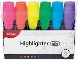 Monami Underline Markers Set of 6 Colors Monami Underline Markers Set of 6 Colors