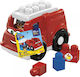 Mega Bloks Cuburi De Construit Firetruck Pentru 1+ Ani 6 Bucăți