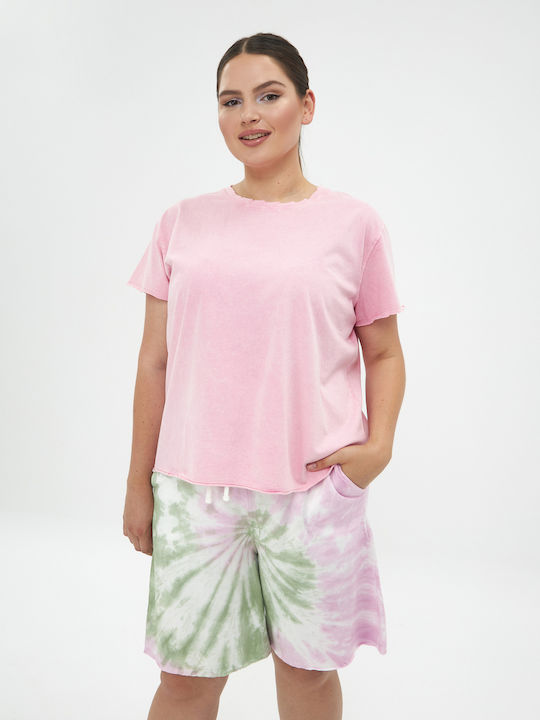 Damen T-Shirt Rosa