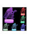 Dekorative Lampe 3D-Illusion