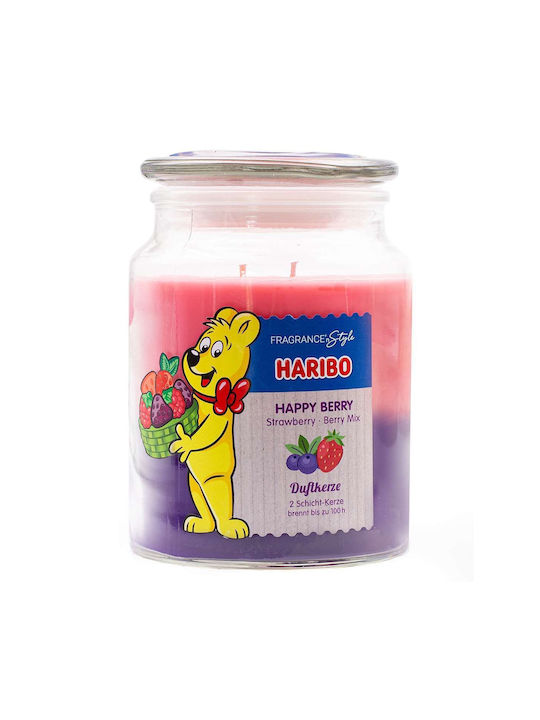 Haribo Ароматична Свещ в Буркан с Аромат Щастлива Ягода 510гр