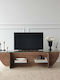 Έπιπλο Τηλεόρασης Lily Walnut Μ158xΠ35xΥ40cm