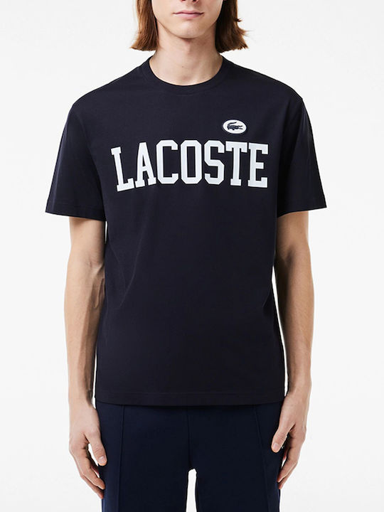 Lacoste T-shirt Bărbătesc cu Mânecă Scurtă Abysm Blue