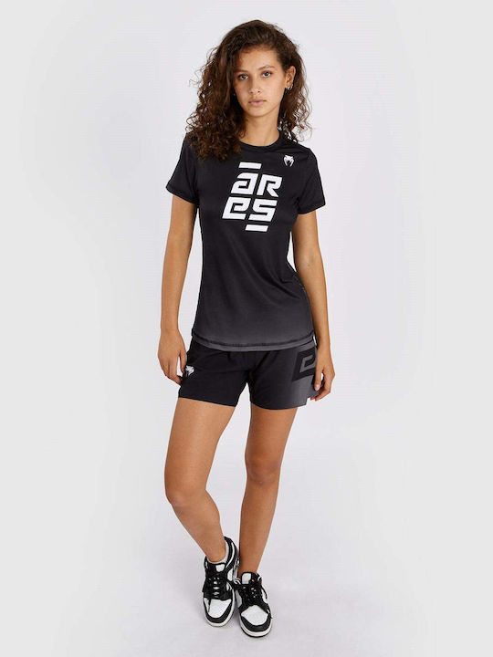 Venum Γυναικείο Αθλητικό T-shirt Fast Drying Μαύρο