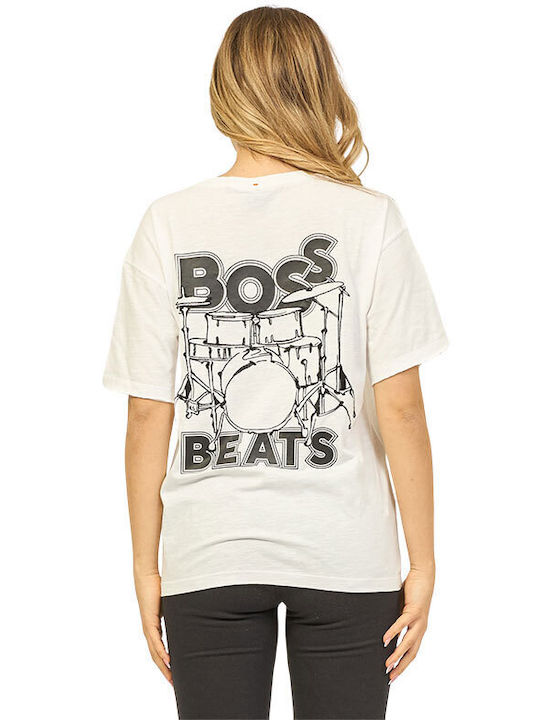 Hugo Boss Damen T-Shirt Weiß