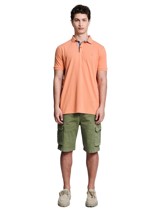 Staff Herren Kurzarmshirt Polo Orange