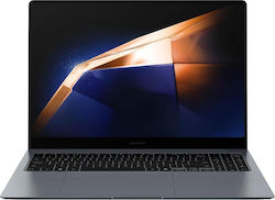 Samsung Galaxy Book4 Pro 16" OLED Touchscreen 120Hz (Ultra 5-125H/16GB/512GB SSD/W11 Pro) Moonstone Gray (Tastatură US)