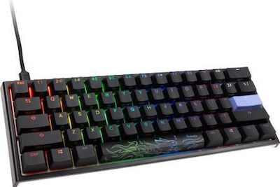 Ducky One 2 Pro Mini Gaming Μηχανικό Πληκτρολόγιο 60% με Cherry MX Blue διακόπτες και RGB φωτισμό (Αγγλικό US)