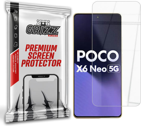 GrizzGlass Hybridglass Закалено стъкло (Poco X6 Neo)