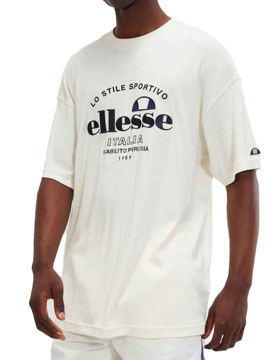 Ellesse Men's Short Sleeve T-shirt Beige