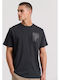 Funky Buddha Men's Short Sleeve T-shirt Anthracite