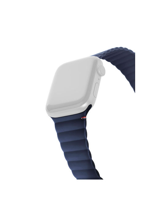 Decoded Traction Strap Lite Λουράκι Σιλικόνης Navy Μπλε (Apple Watch 38/40/41mm)