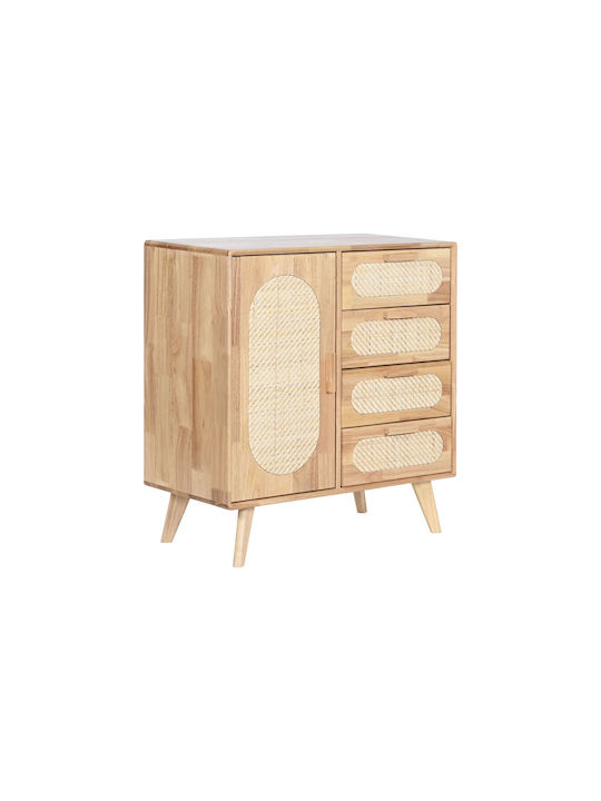 Sideboard made of Metal with Drawers Natural 73.5x35x78cm