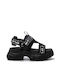 Replay Women's Flat Sandals in Black Color