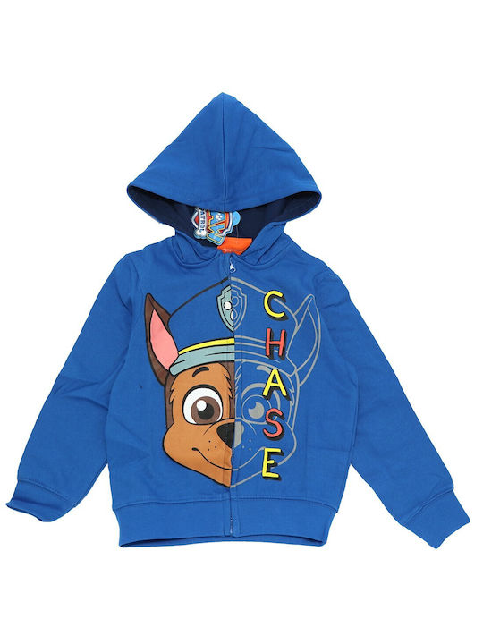 Nickelodeon Kids Sweatshirt Cardigan with Hood Blue