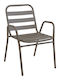 Pakketo Gartenstühle Metallisch Sussie Ecru 45x62x76cm