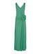 Summer Maxi Dress for Wedding Christening Green