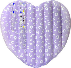 Swim Essentials Swim Mattress Heart Shape Kids 6+ Years "lila Leopard"