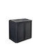 Außenlagerbox aus Polypropylen 780Es Schwarz L117xB74xH110cm