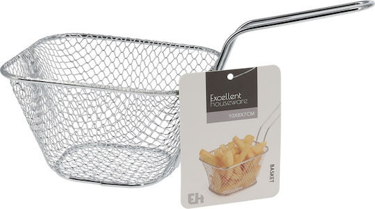 Orion Strom Serving Basket Metallic with Dimensions 10x8.5x6.5cm 1pcs