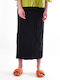 Ozai N Ku Midi Skirt in Black color