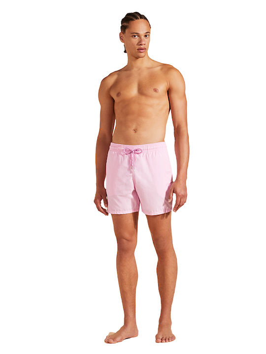 Vilebrequin Herren Badehose Rosa Monochrom