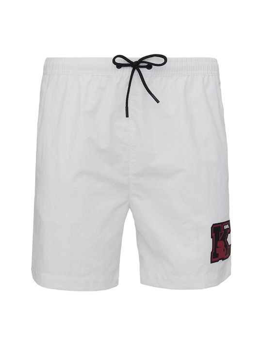 Karl Lagerfeld Men's Swimwear Bermuda White