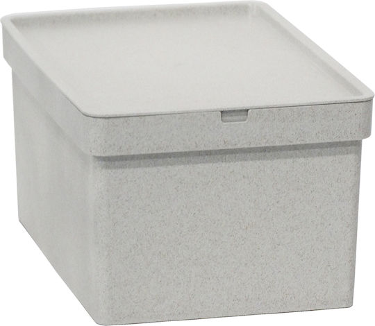 Viomes Plastic Storage Box with Lid Stone 28x17.5x13.4cm 1pcs