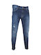 Herren Jeanshose Elastisch Gray