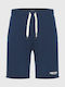 Funky Buddha Men's Athletic Shorts Navy Blue