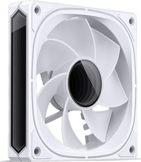 Jonsbo FR-505 Reverse Blade Case Fan 120mm 1800rpm 47.2cfm Without LED Lighting And 4-Pin PWM Connection White