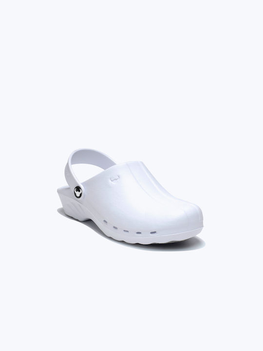 Suecos Non-Slip Clogs White