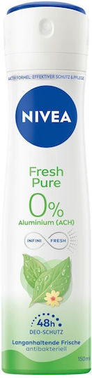 Nivea Fresh Pure Αποσμητικό 48h σε Spray 150ml