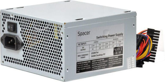 Spacer 300W Gri Sursă de Alimentare Calculator Complet cu fir (SPS-ATX-550)