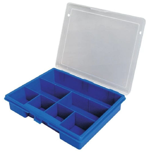 Tipa Tool Compartment Organiser 7 Slot Blue 17.8x14.5x3.6cm
