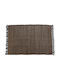 Zaros Covor Rectangular din iută cu franjuri Dark Shades