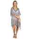 Aquablue Feminin Caftan de Plajă Gri