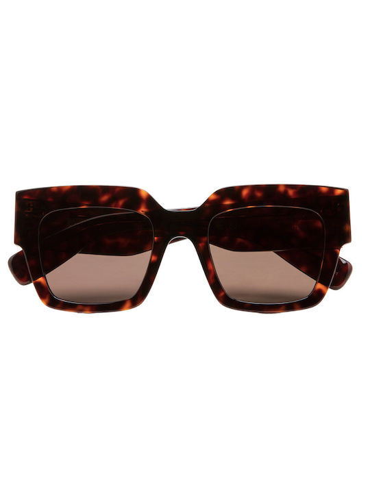 Kaleos C003 Sonnenbrillen mit Braun Schildkröte Rahmen und Braun Linse SIMONE 3