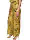 Dama Tesatura Pantaloni Galben