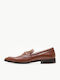 Δερμάτινα Ανδρικά Loafers σε Ταμπά Χρώμα
