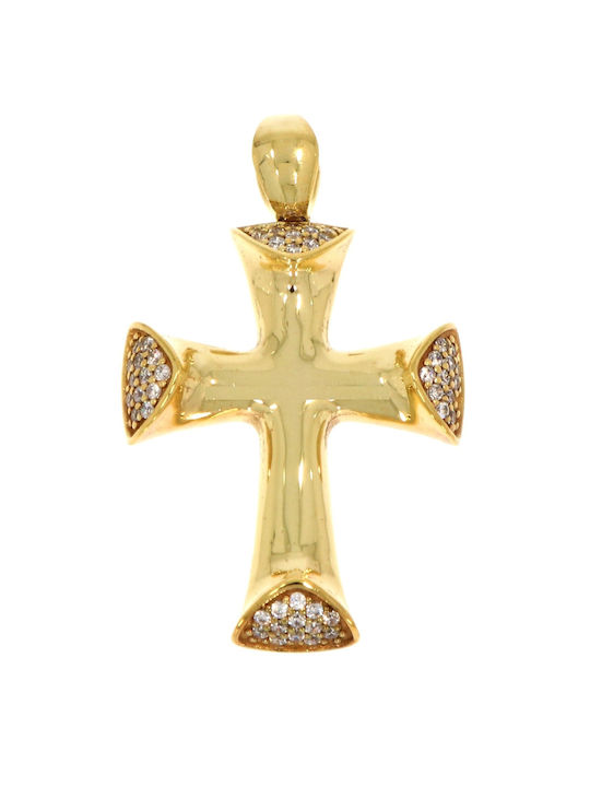 Senzio Belibasakis Women's Gold Cross 14K