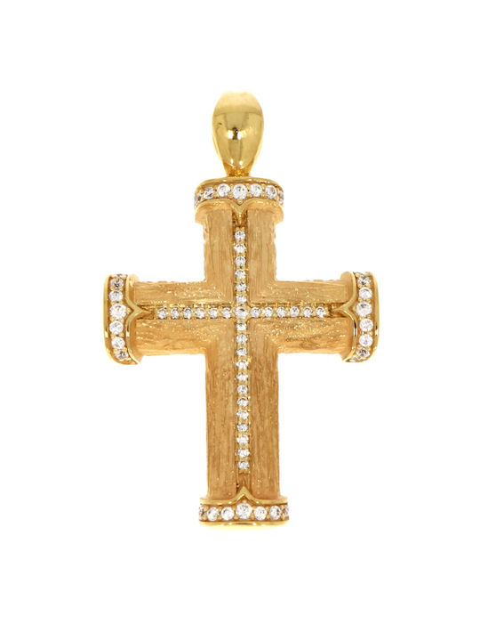 Senzio Belibasakis Damen Gold Kreuz 14K