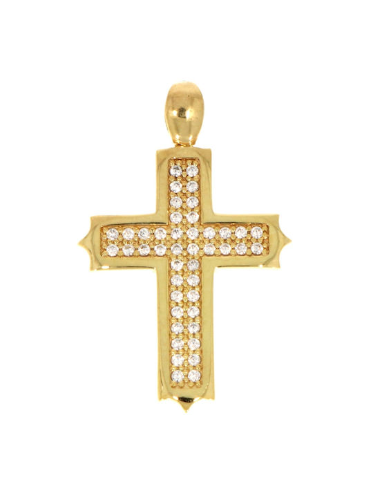 Senzio Belibasakis Damen Gold Kreuz 14K