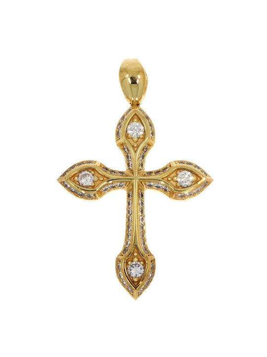 Senzio Belibasakis Women's Gold Cross 14K