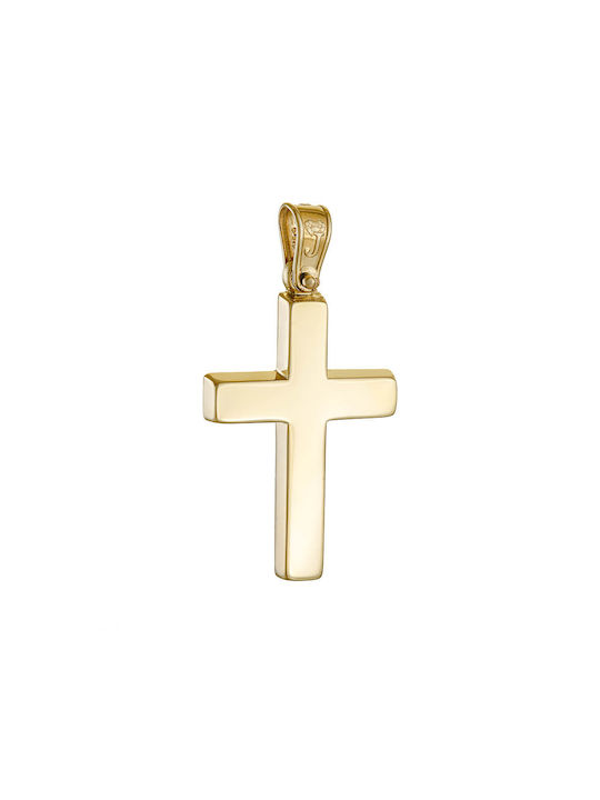 Men's Gold Cross 14K Ανδρικός