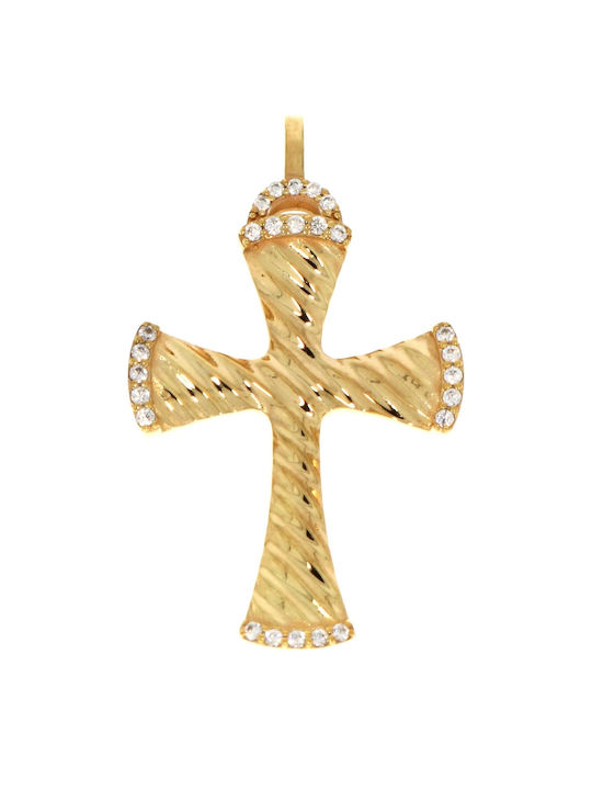 Senzio Belibasakis Women's Gold Cross 14K