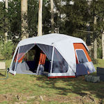 vidaXL Cort Camping Portocaliu pentru 10 Persoane 443x437x229cm