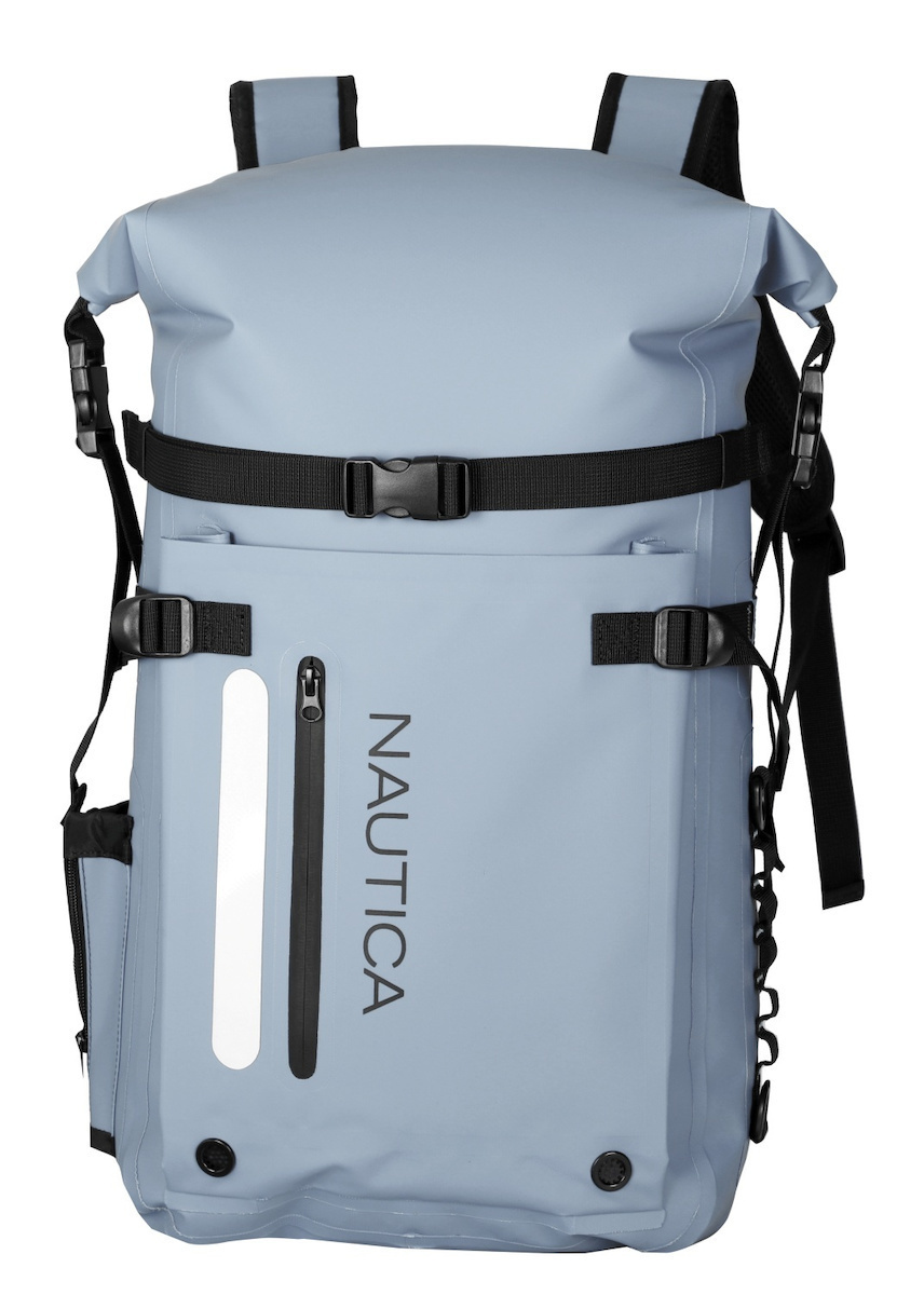 NAUTICA Rucksack Grau/Schwarz - 18 Liter, Mit Laptopfach & Vielen Taschen Für Schule, Uni & Arbeit