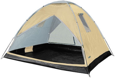 Campus 110-1155 Rio Sommer Campingzelt Iglu Beige für 3 Personen 150x205x105cm