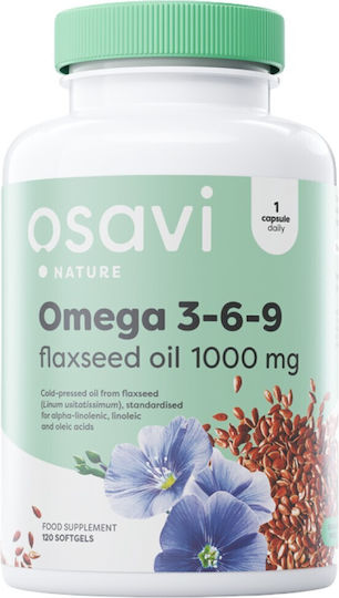 Osavi Omega 3-6-9 1000mg 120 μαλακές κάψουλες